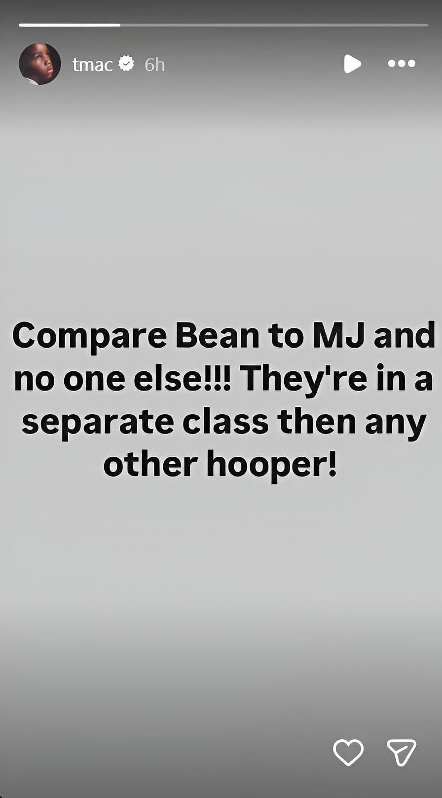 Credits: Instagram (@tmac)
